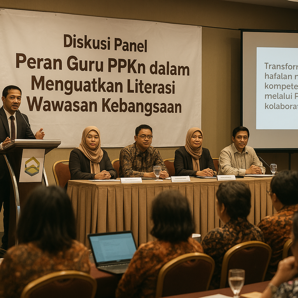 Diskusi Panel: Peran Guru PPKn dalam Menguatkan Literasi Waw...