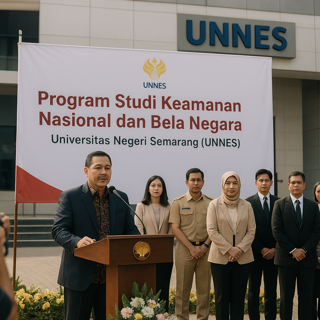 Unnes Resmi Buka Program Studi Keamanan Nasional dan Bela Ne...