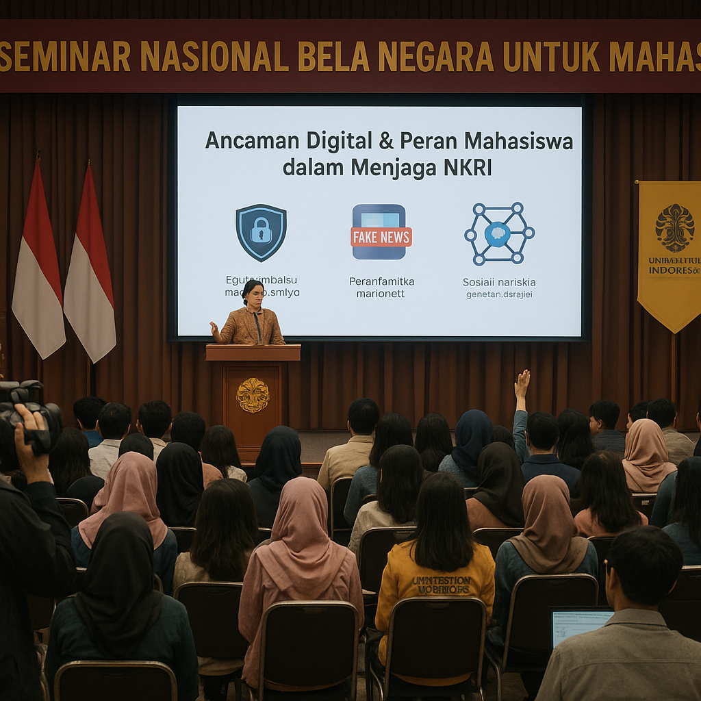 Universitas Indonesia Gelar Seminar Nasional Bela Negara unt...