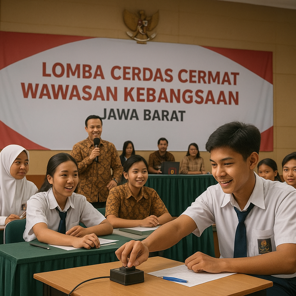 Pelajar di Jawa Barat Ikuti Lomba Cerdas Cermat Wawasan Keba...