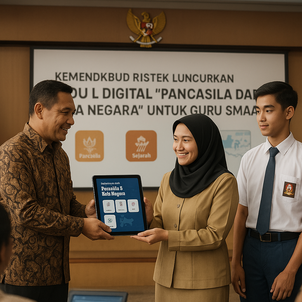 Kemendikbud Ristek Luncurkan Modul Digital "Pancasila dan Be...