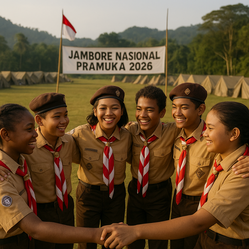 Jambore Nasional Pramuka 2026 Dimulai, Perkuat Persaudaraan...