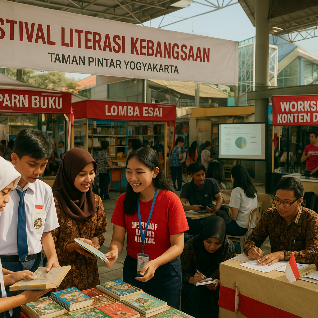 Festival Literasi Kebangsaan Digelar di Taman Pintar Yogyaka...