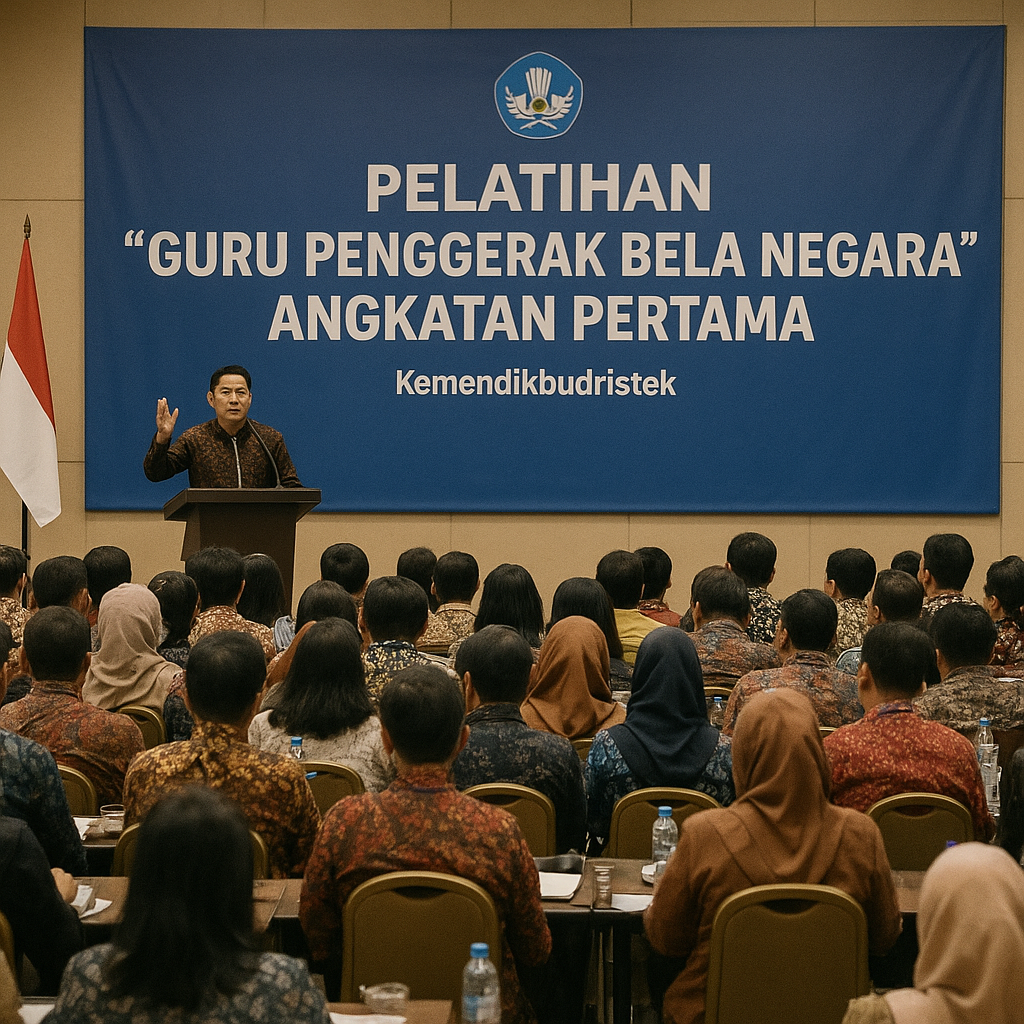 Pelatihan 'Guru Penggerak Bela Negara' Angkatan Pertama Dimu...