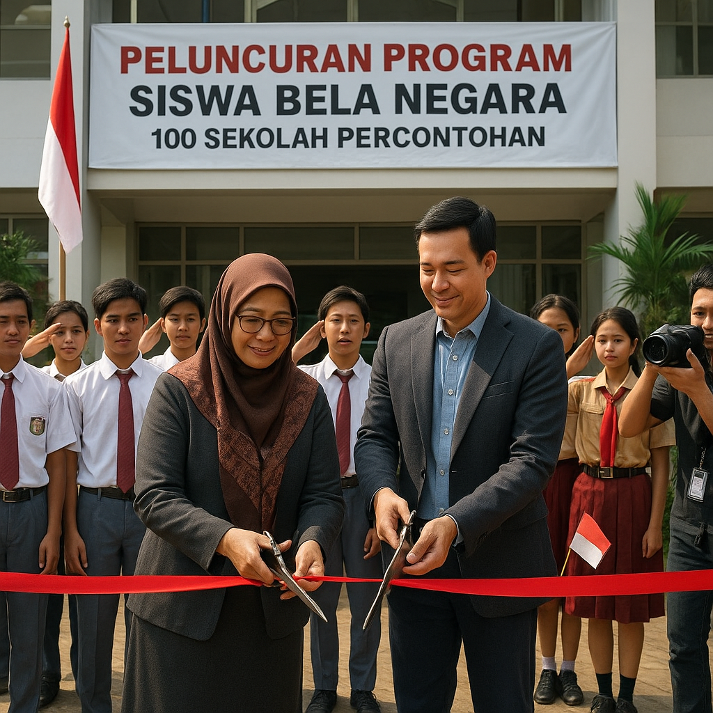 Program 'Siswa Bela Negara' Diluncurkan di 100 Sekolah Perco...