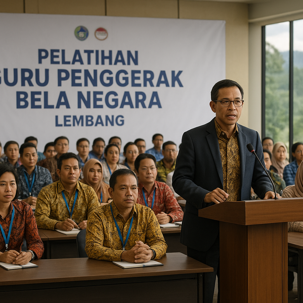 Pelatihan Guru Penggerak Bela Negara Dimulai di Lembang