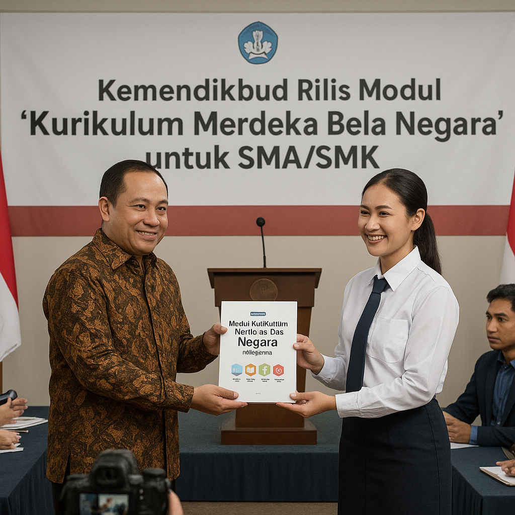 Kemendikbud Rilis Modul 'Kurikulum Merdeka Bela Negara' untu...
