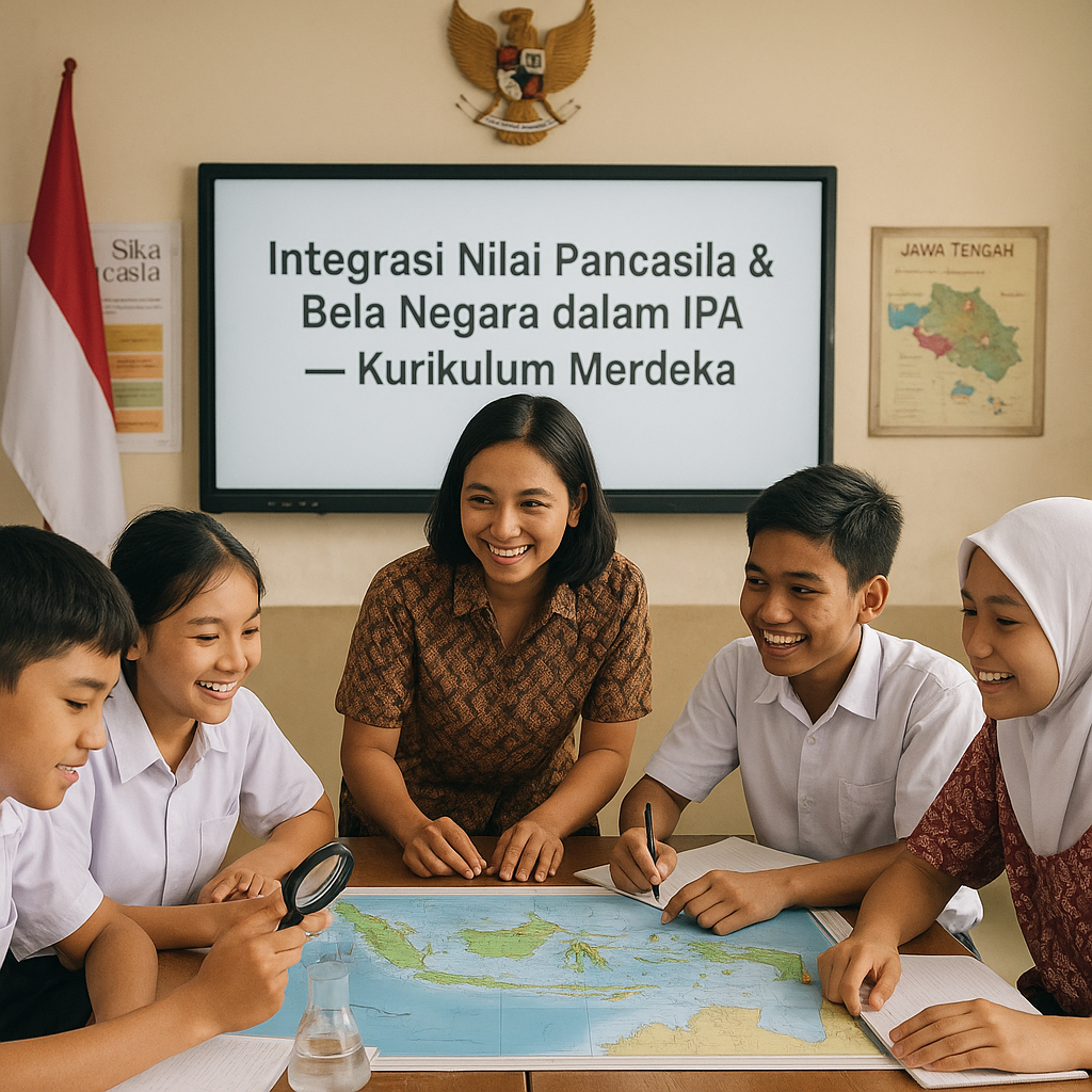 Integrasi Nilai Pancasila dan Bela Negara dalam Mata Pelajar...