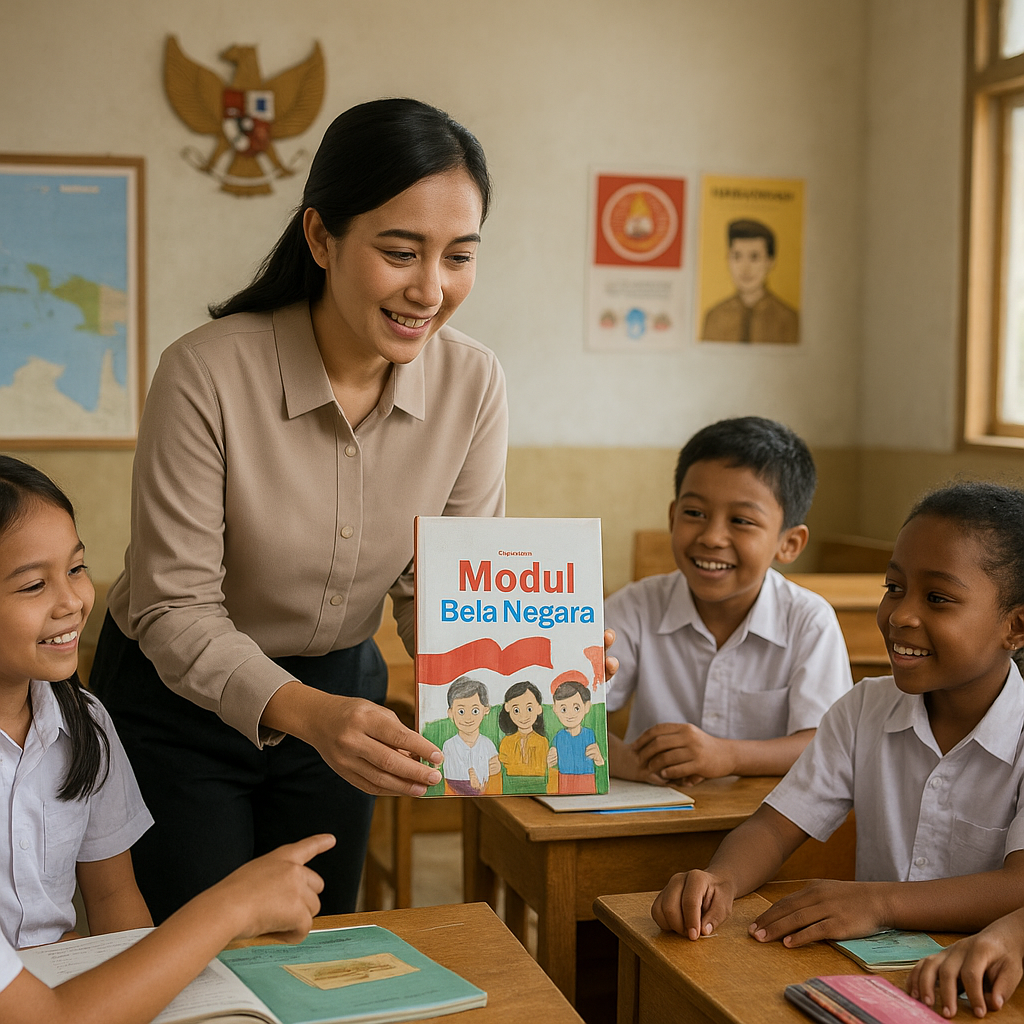 Kemenhan Susun Modul Bela Negara untuk Siswa Sekolah Dasar
