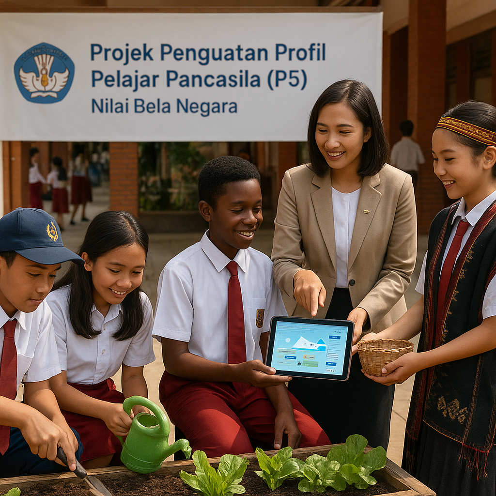 Kemendikbudristek Integrasikan Nilai Bela Negara dalam Proje...