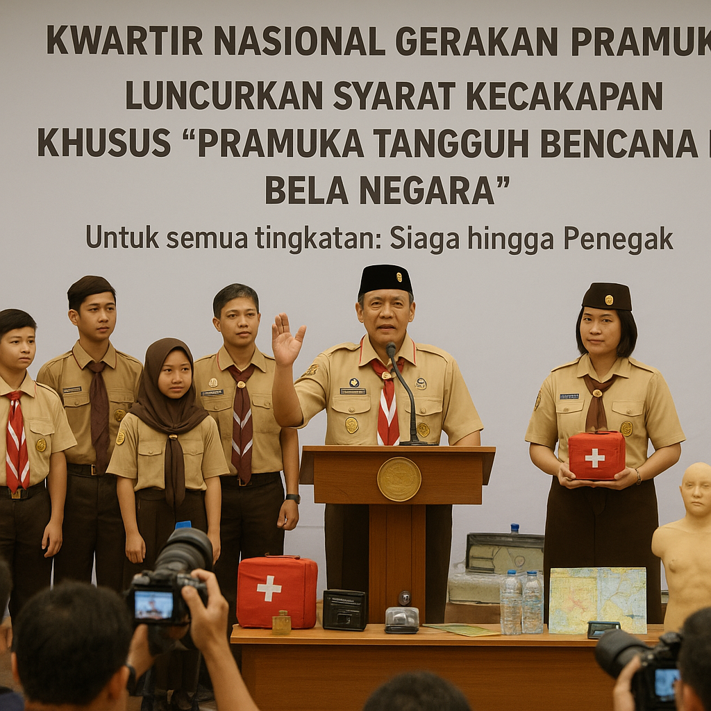 Kwartir Nasional Gerakan Pramuka Luncurkan Syarat Kecakapan...