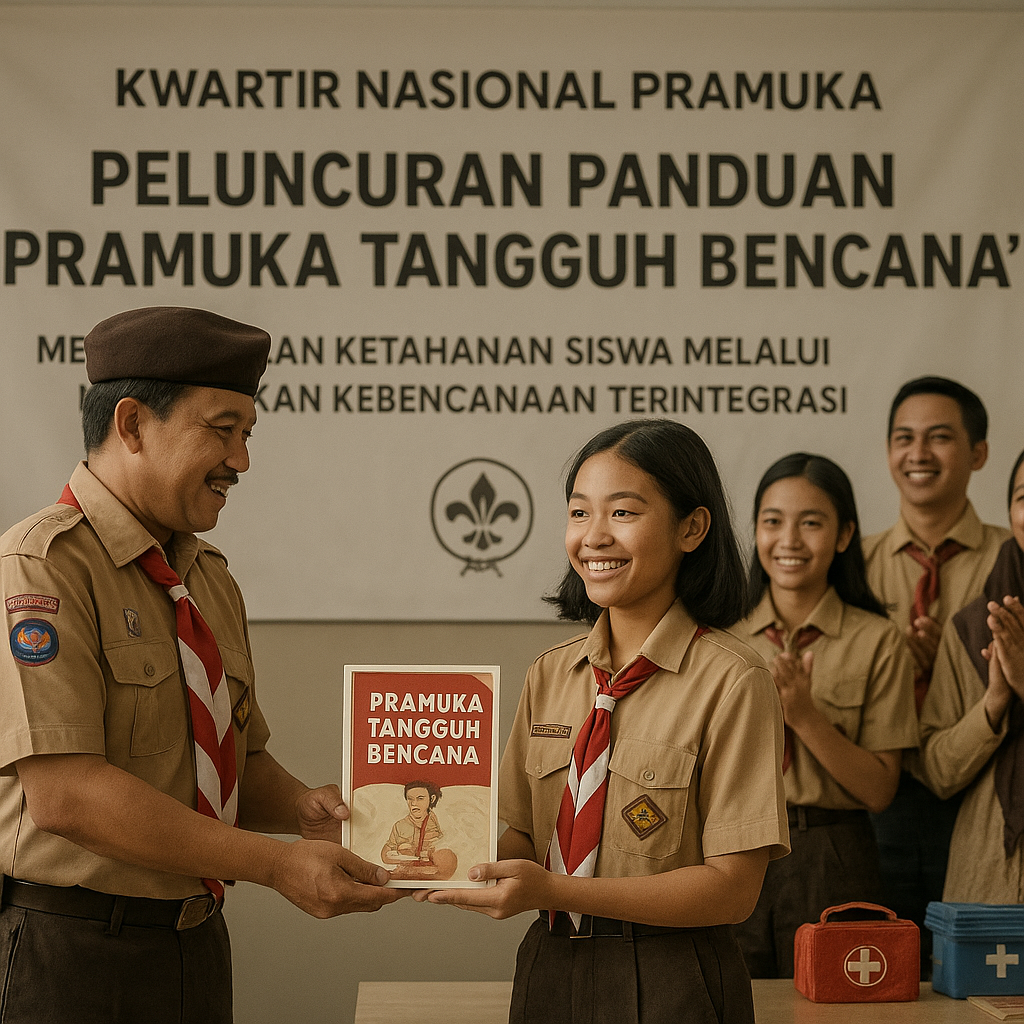 Kwartir Nasional Pramuka Luncurkan Panduan 'Pramuka Tangguh...