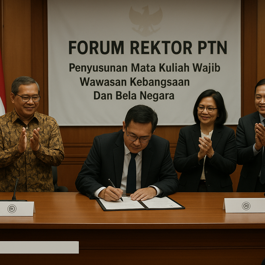 Forum Rektor PTN Sepakati Penyusunan Mata Kuliah Wajib 'Wawa...