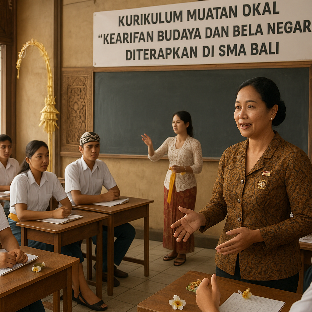 Kurikulum Muatan Lokal 'Kearifan Budaya dan Bela Negara' Dit...