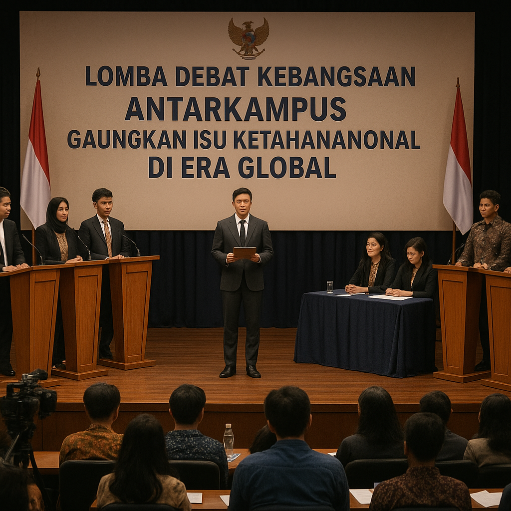 Lomba Debat Kebangsaan Antarkampus Gaungkan Isu Ketahanan Na...