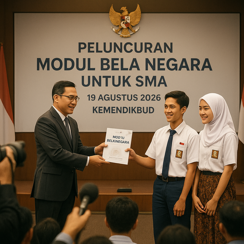 Kemendikbud Luncurkan Modul Bela Negara untuk Tingkat SMA