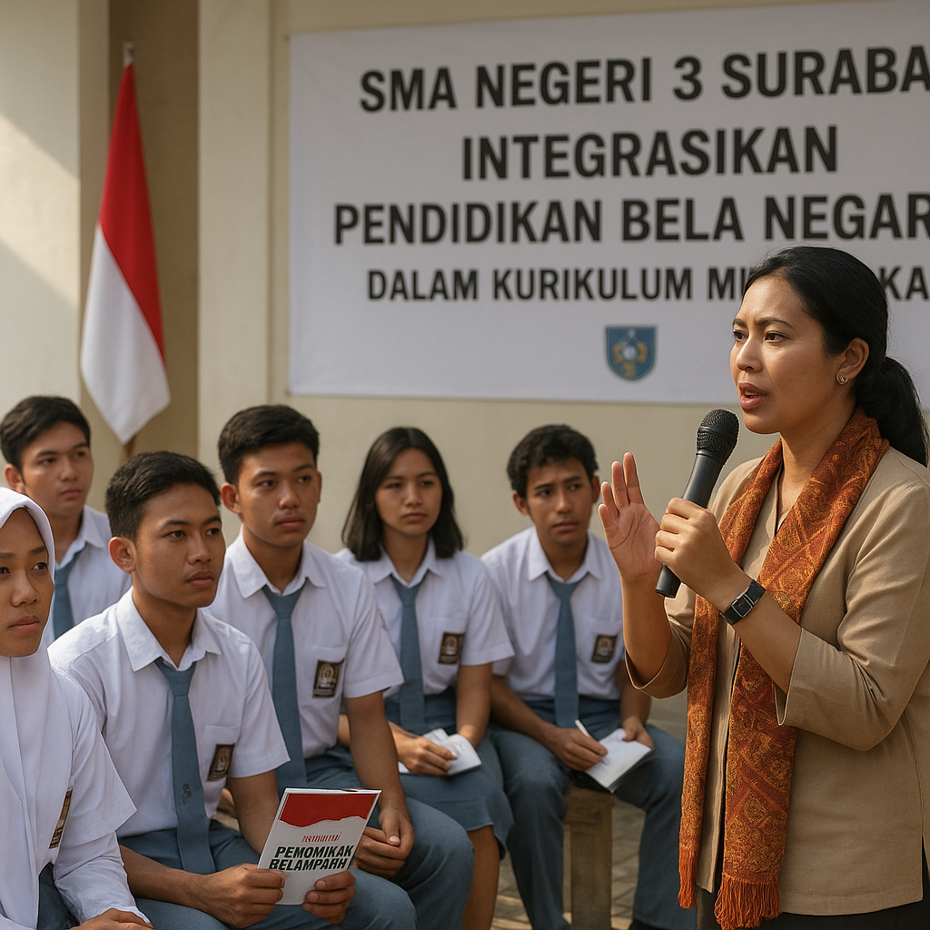 SMA Negeri 3 Surabaya Integrasikan Pendidikan Bela Negara da...