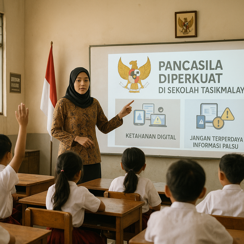 Pancasila Diperkuat di Sekolah Tasikmalaya, Anak-anak Diinga...