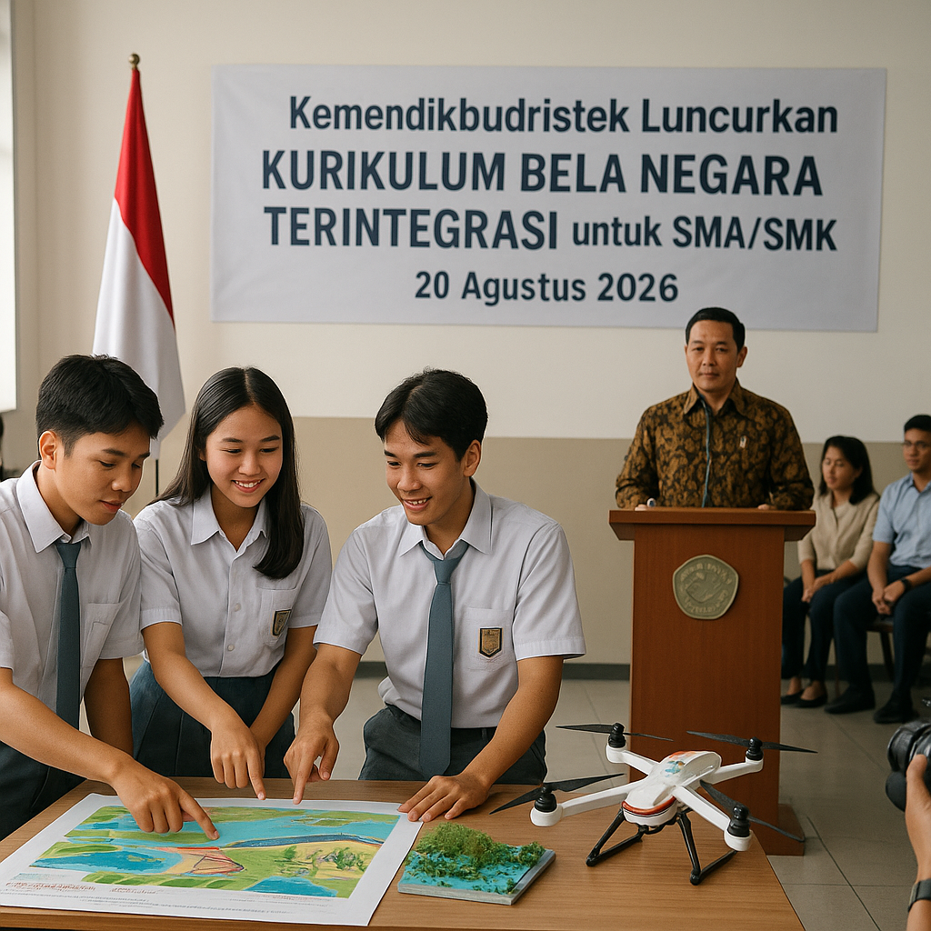 Kemendikbudristek Luncurkan Kurikulum Bela Negara Terintegra...