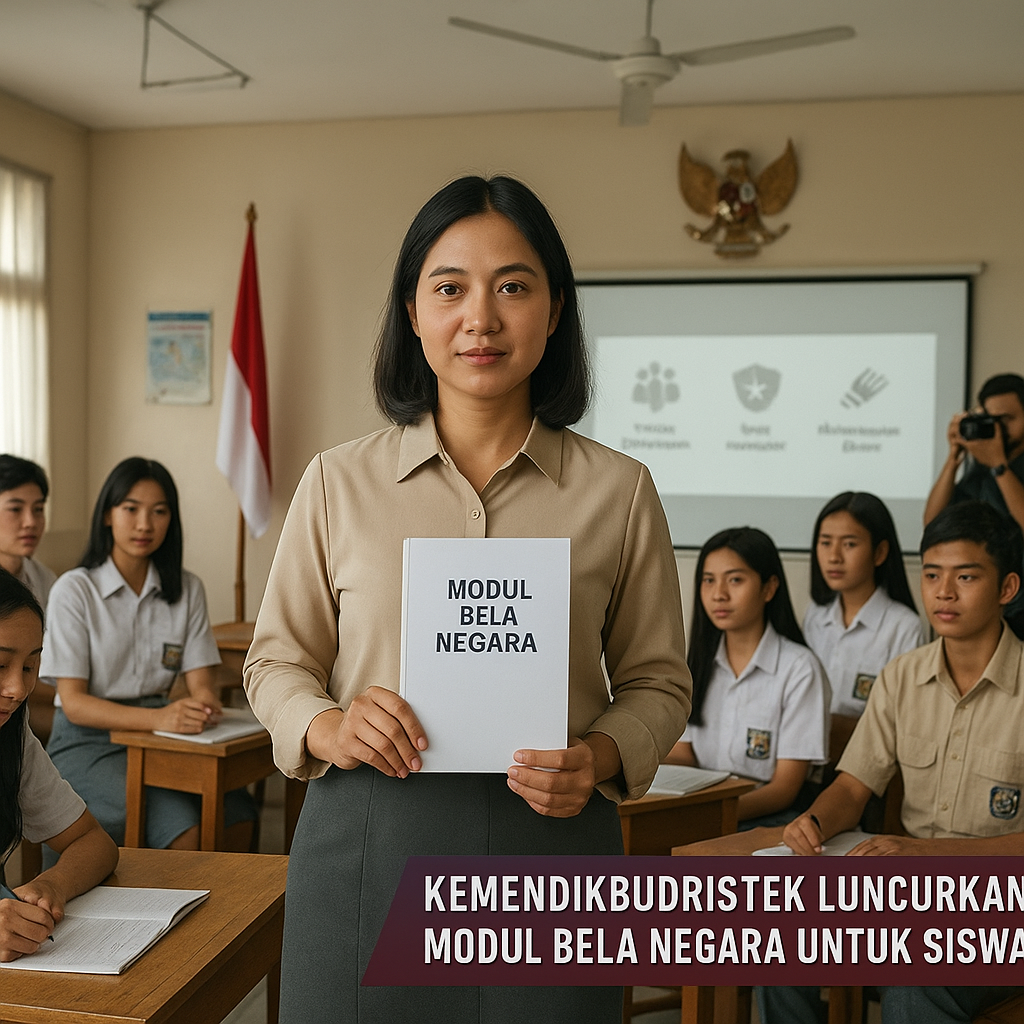 Kemendikbudristek Luncurkan Modul Bela Negara untuk Siswa SM...
