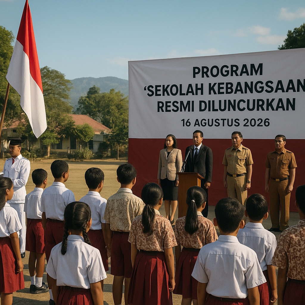 Program 'Sekolah Kebangsaan' Resmi Diluncurkan di NTT