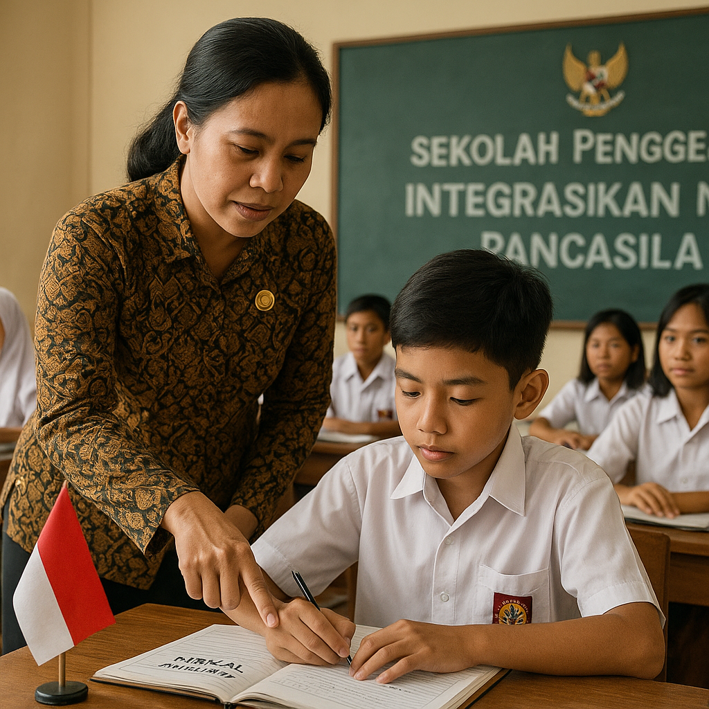 Sekolah Penggerak Lengser: Integrasikan Nilai Pancasila dala...