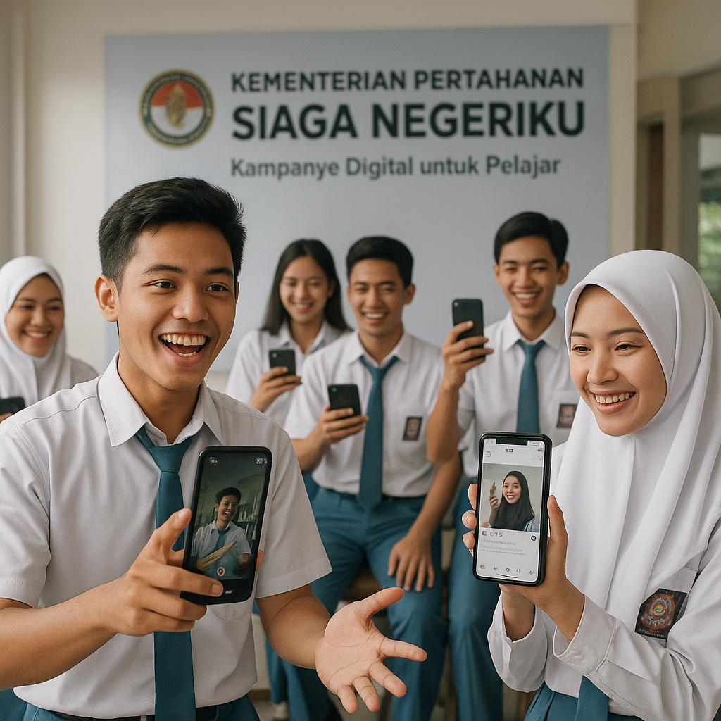 Kementerian Pertahanan Kampanyekan 'Siaga Negeriku' di Media...