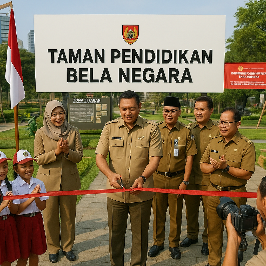 Pemprov DKI Jakarta Resmikan Taman Pendidikan Bela Negara di...
