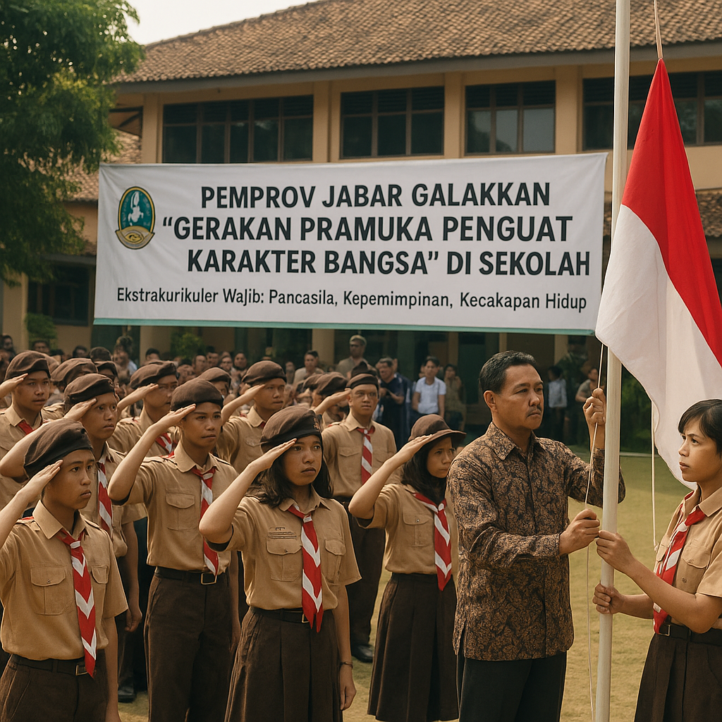 Pemprov Jabar Galakkan 'Gerakan Pramuka Penguat Karakter Ban...
