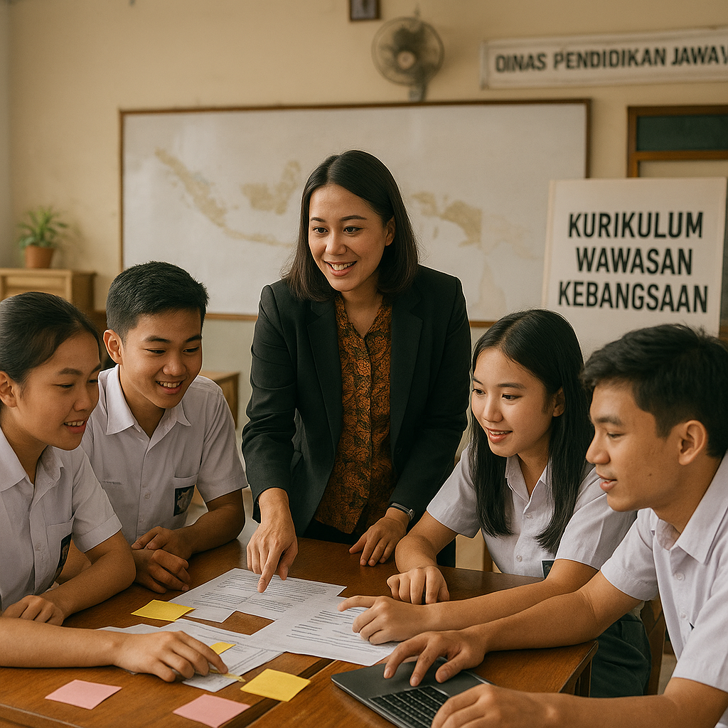 Kurikulum Wawasan Kebangsaan Mulai Diterapkan di SMA Jawa Ba...