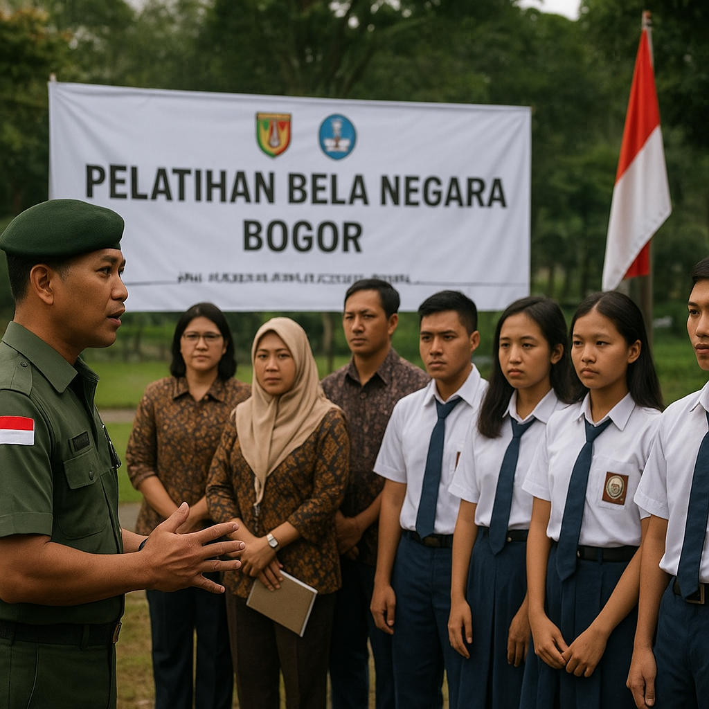Pelatihan Bela Negara untuk Guru dan Pelajar Digelar di Bogo...