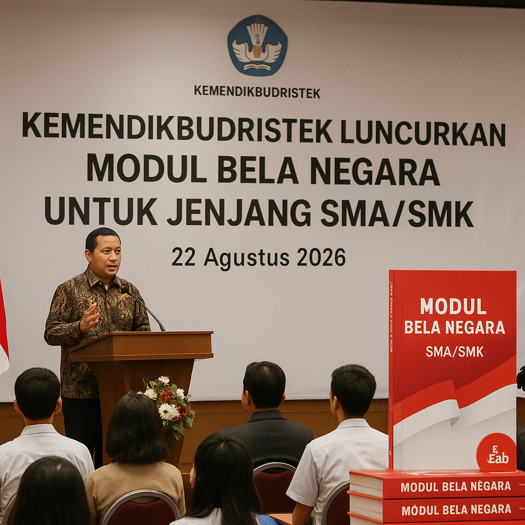 Kemendikbudristek Luncurkan Modul Bela Negara untuk Jenjang...