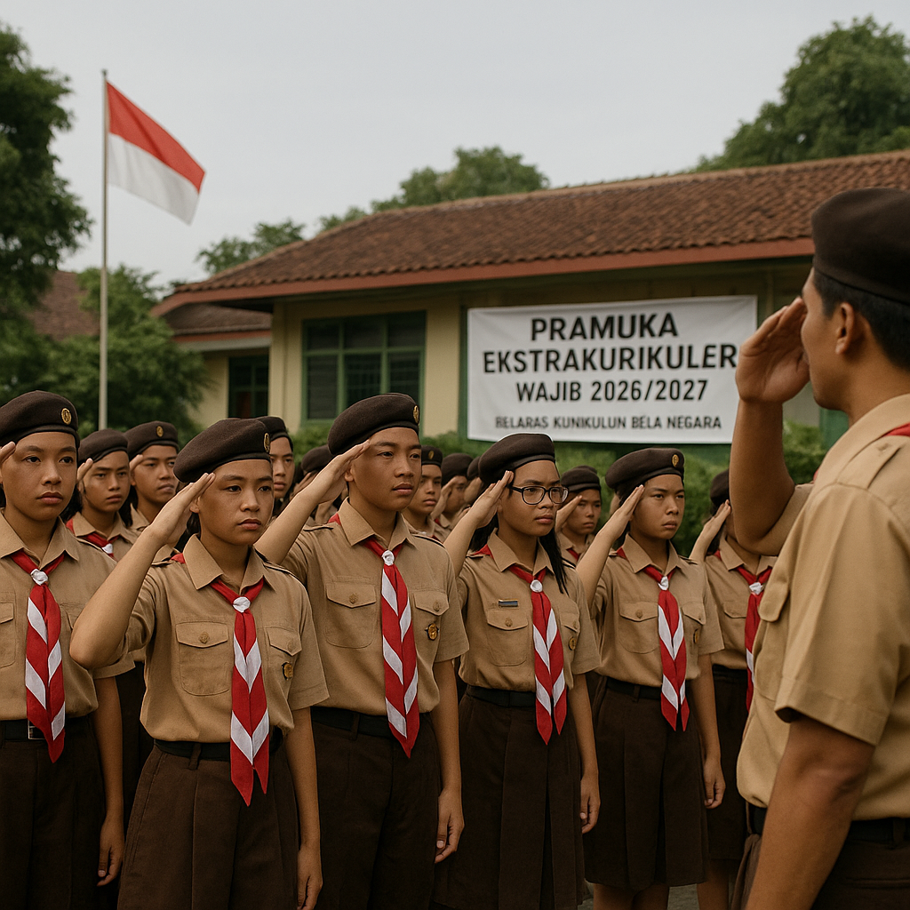 Pramuka Siap Digunakan sebagai Ekstrakurikuler Wajib di Seko...