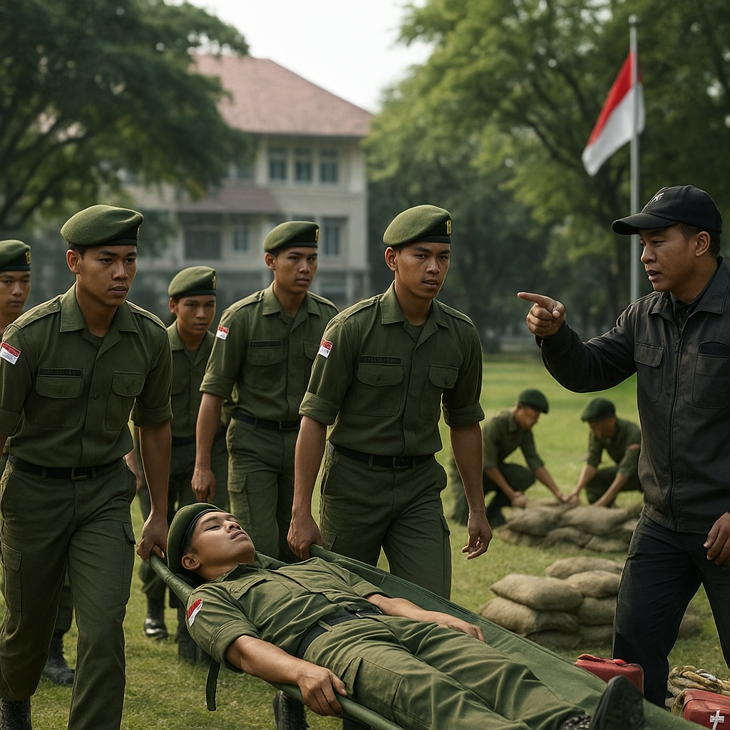 Resimen Mahasiswa UGM Gelar Latihan Kesiapsiagaan Bencana da...