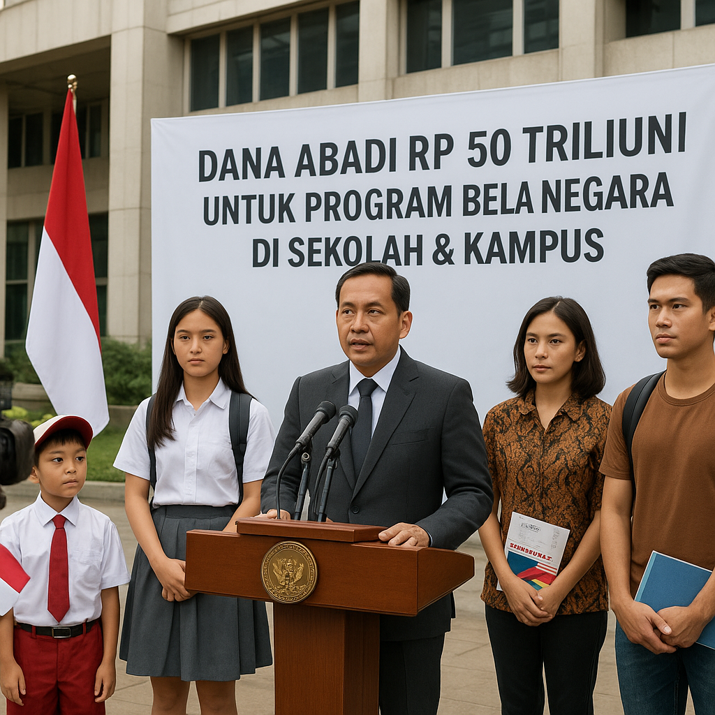 Pemerintah Siapkan Dana Abadi untuk Program Bela Negara di S...