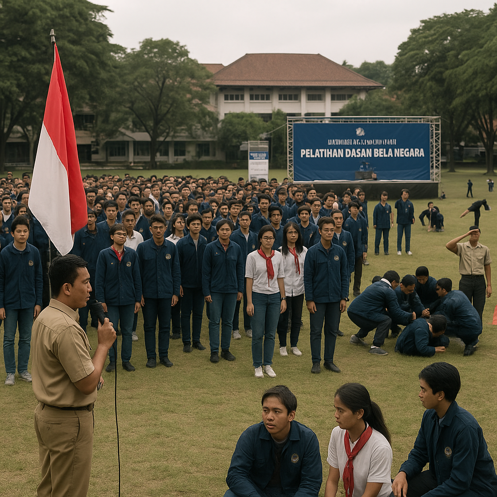 Universitas Gadjah Mada Gelar Pelatihan Dasar Bela Negara ba...