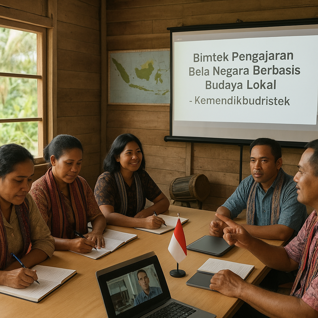 Guru di Daerah 3T Ikuti Bimtek Pengajaran Bela Negara Berbas...