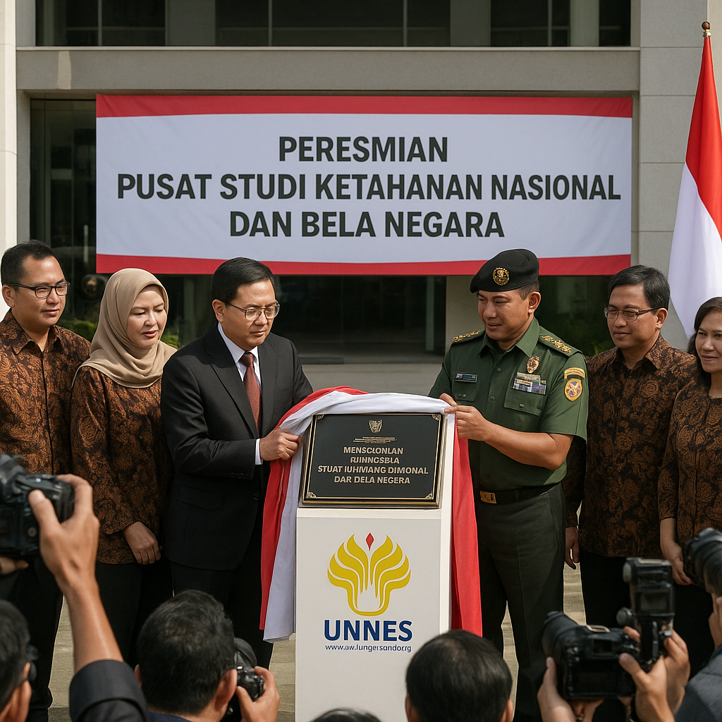 Unnes Semarang Resmikan Pusat Studi Ketahanan Nasional dan B...