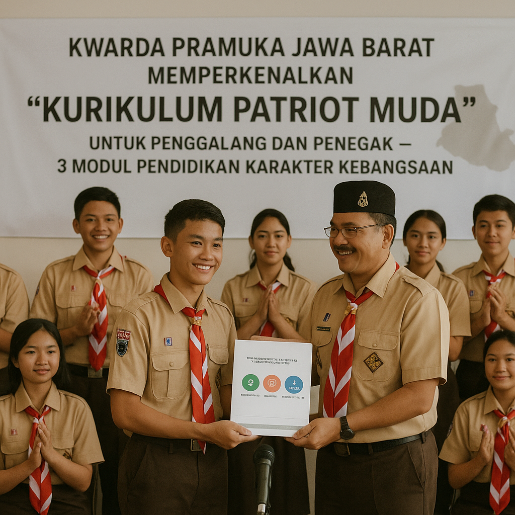 Kwarda Pramuka Jawa Barat Perkenalkan 'Kurikulum Patriot Mud...