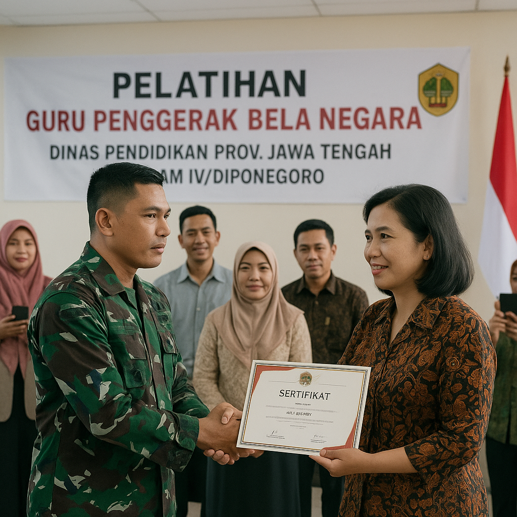Dinas Pendidikan Jateng Gandeng TNI-AD Gelar Pelatihan Guru...