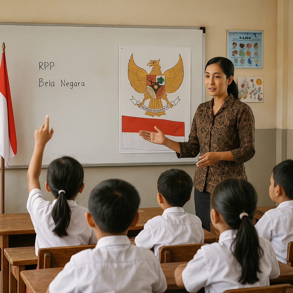 Kurikulum Bela Negara Resmi Masuk RPP di Sekolah Dasar Mulai...
