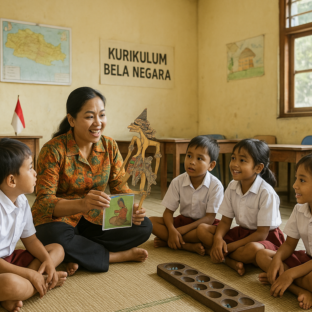Kurikulum Bela Negara Mulai Diintegrasikan di Sekolah Dasar...