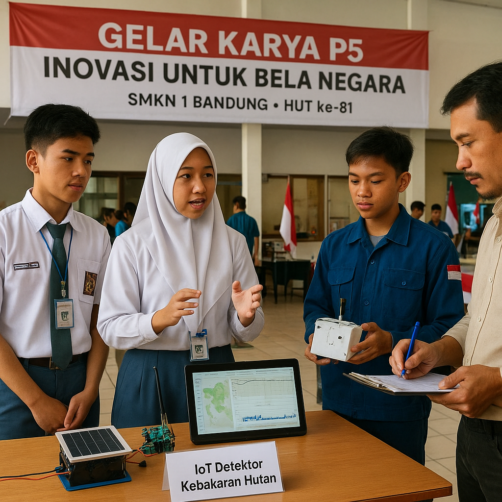 Gelar Karya P5: Pelajar SMKN 1 Bandung Tampilkan Produk Inov...