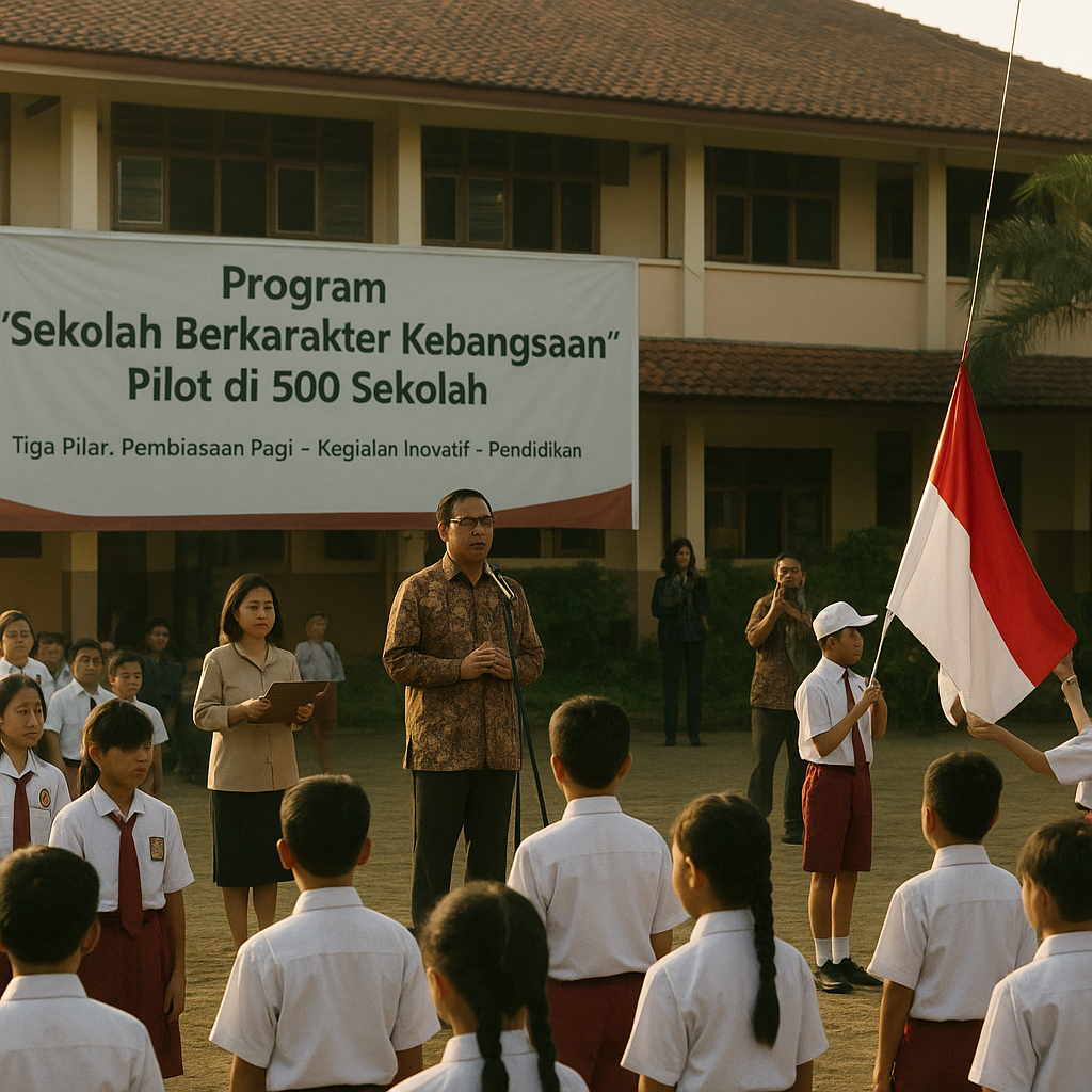 Program 'Sekolah Berkarakter Kebangsaan' Resmi Diterapkan di...