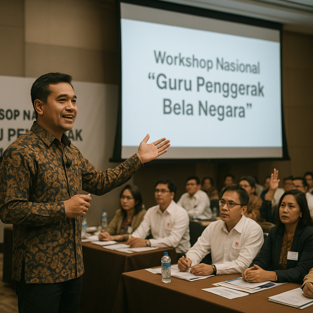 Workshop Nasional 'Guru Penggerak Bela Negara' Digelar untuk...