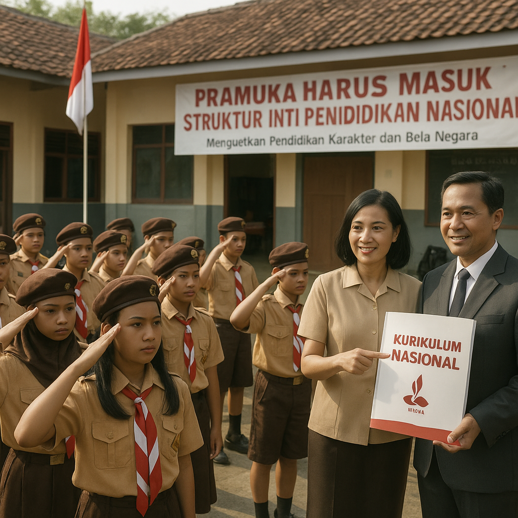 Pramuka Harus Masuk Struktur Inti Pendidikan Nasional