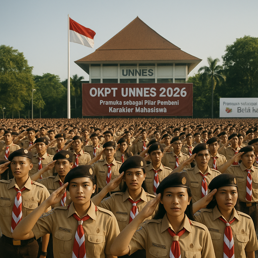 OKPT UNNES 2026, Teguhkan Pramuka sebagai Pilar Pembentukan...