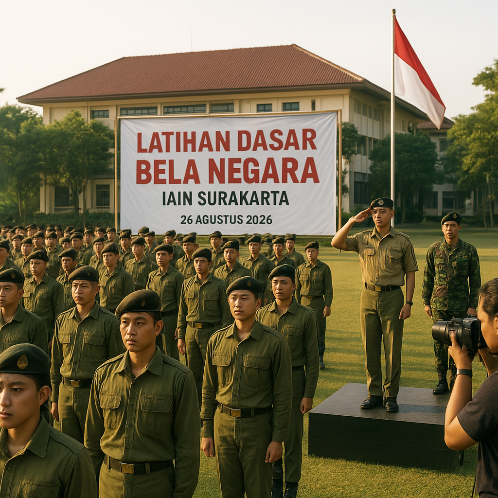 Resimen Mahasiswa IAIN Surakarta Gelar Latihan Dasar Bela Ne...
