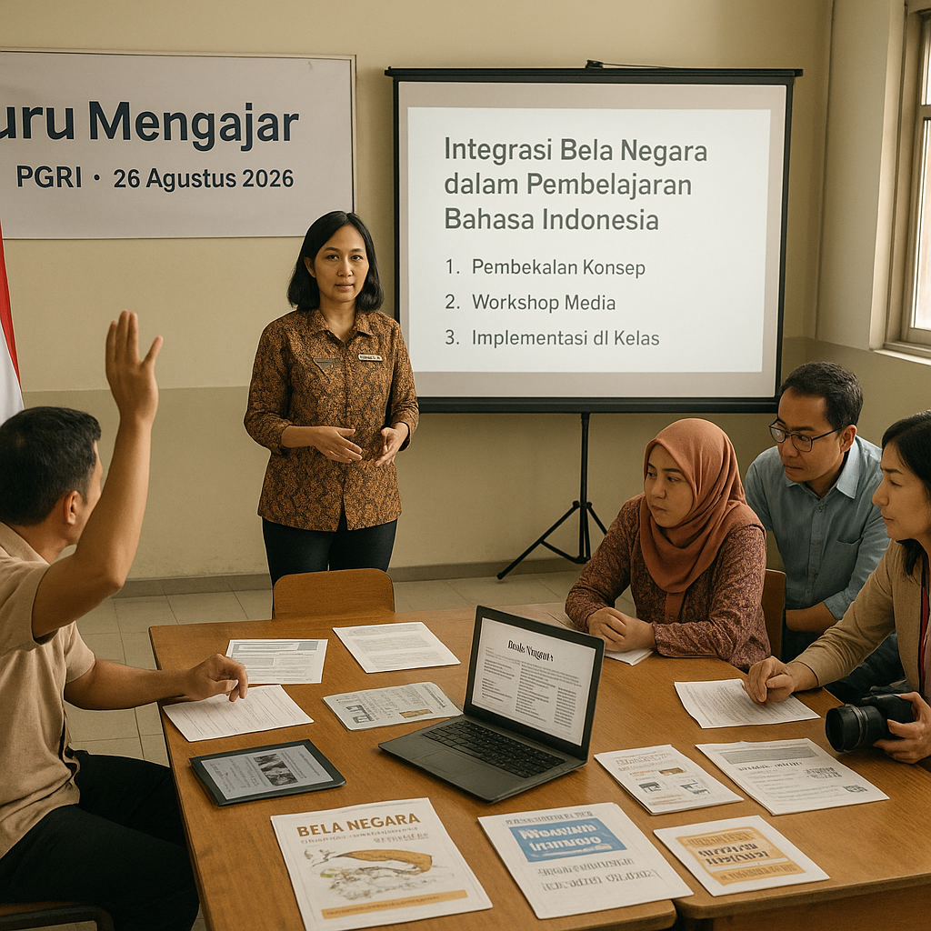 Kegiatan 'Guru Mengajar' Masuk Sekolah: Integrasi Bela Negar...