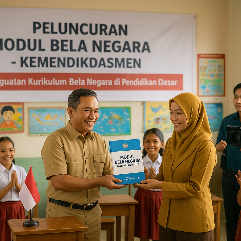 Kemendikdasmen Luncurkan Modul Bela Negara untuk Sekolah Das...